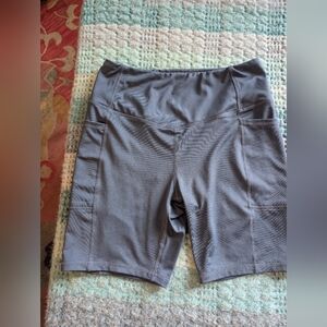 90 Degree By Reflex Charcoal Bike Shorts Size 12/14 Girls
